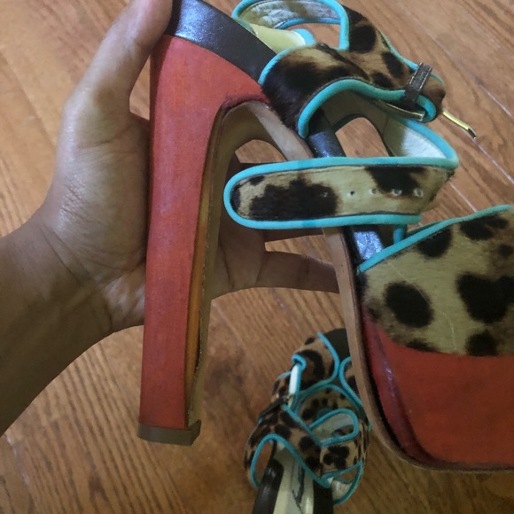 Color block heels - Picture 5 of 5